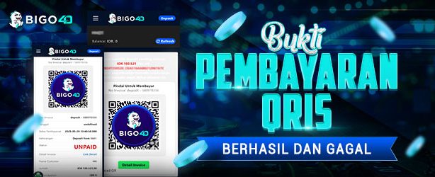 BUKTI PEMBAYARAN QRIS BERHASIL DAN GAGAL