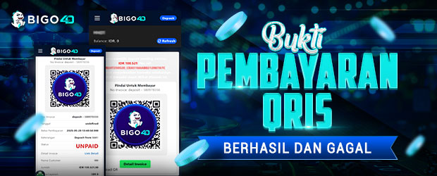 BUKTI PEMBAYARAN QRIS BERHASIL DAN GAGAL