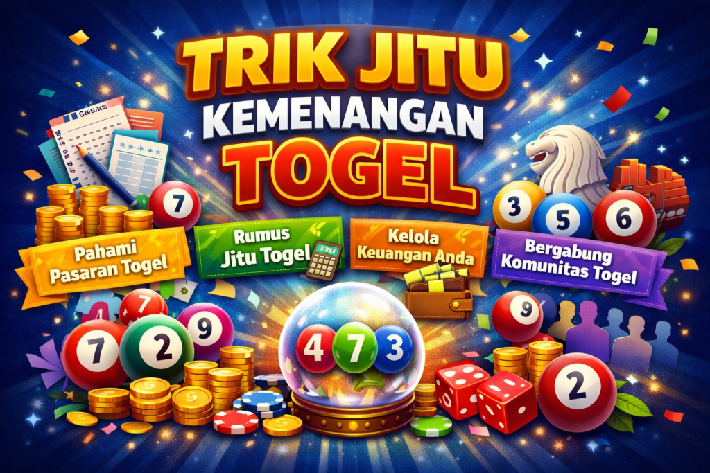 strategi dan tips jitu salah satu permainan judi yang populer di Indonesia, dimana pemain menebak angka yang akan keluar dalam undian.