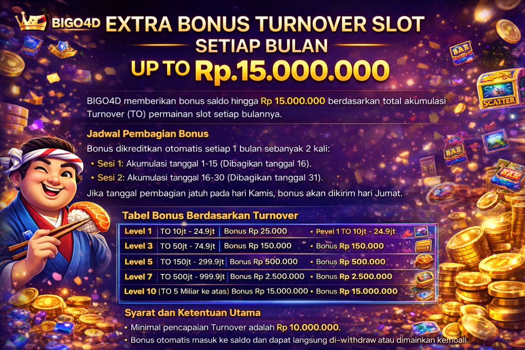 Promo EXTRA BONUS TURNOVER