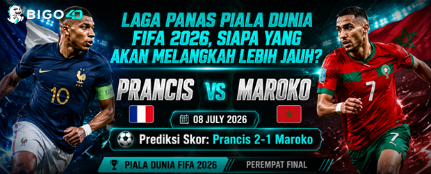 Prediksi Skor Prancis vs Maroko: Duel Sengit Perempat Final Piala Dunia FIFA 2026

