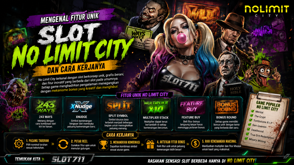 Mengenal Fitur Unik Slot No Limit City dan Cara Kerjanya